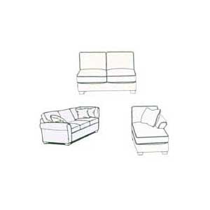 Flexsteel Vail Three Piece Sectional with Chaise Conlin's Furniture