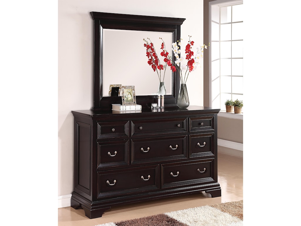 Flexsteel Wynwood Collection Camberly Traditional Dresser With