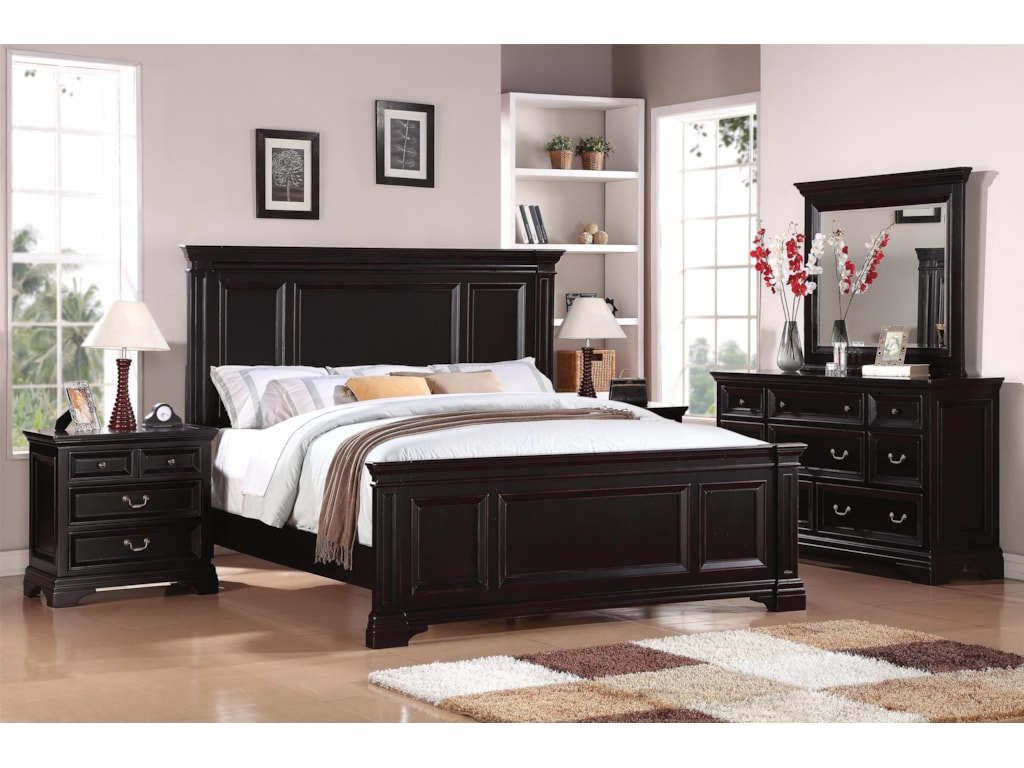 Flexsteel Wynwood Collection CamberlyKing Panel Bed