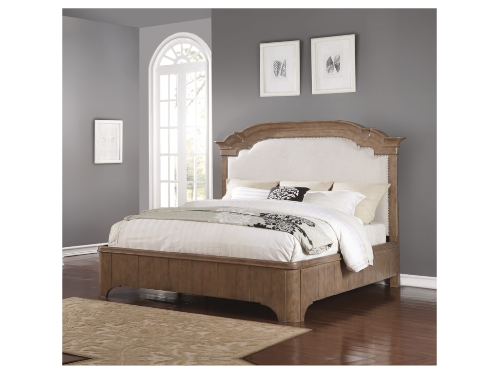 Wynwood, A Flexsteel Company CarmenQueen Upholstered Bed