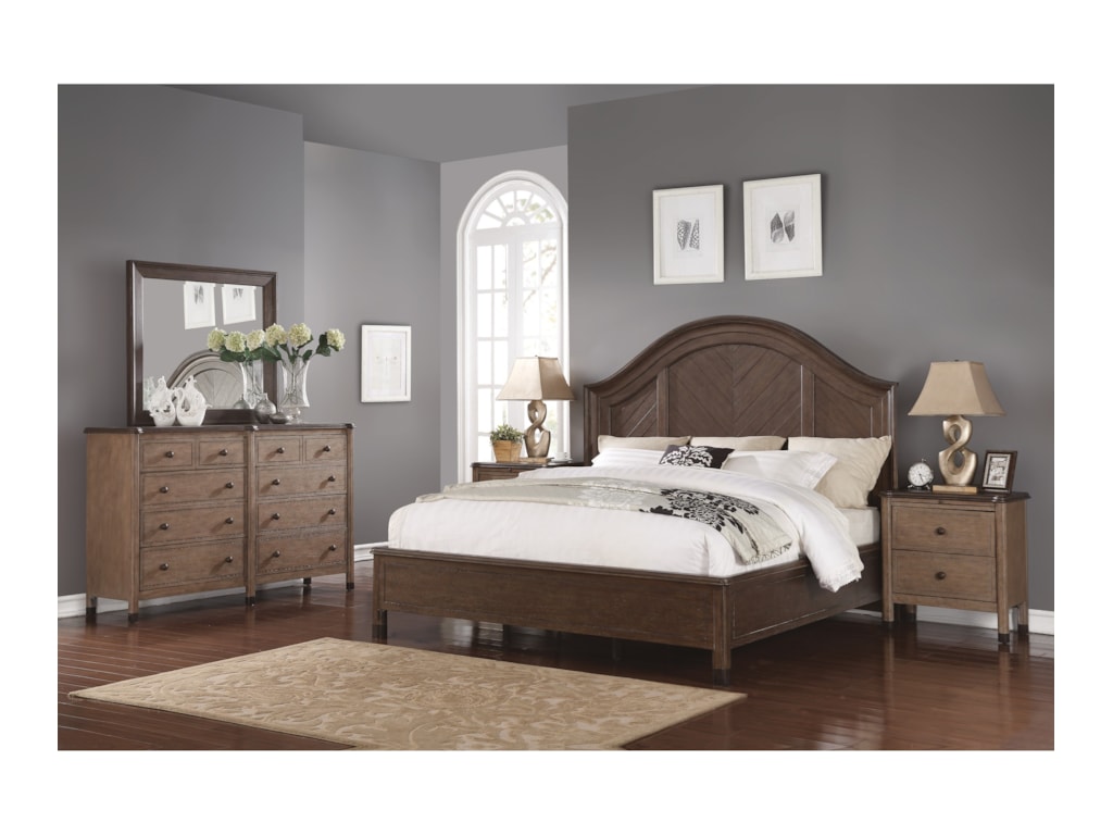 Flexsteel Wynwood Collection CarmenCalifornia King Bed