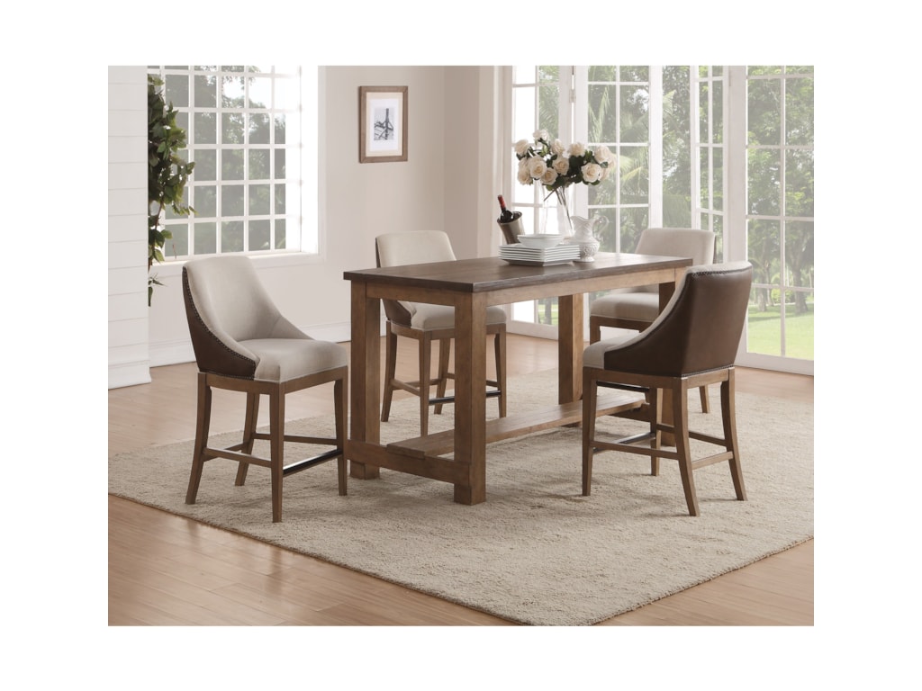 Flexsteel Wynwood Collection Carmen Contemporary Counter