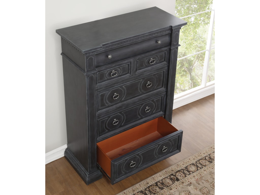 Wynwood A Flexsteel Company Charleston Transitional 6 Drawer