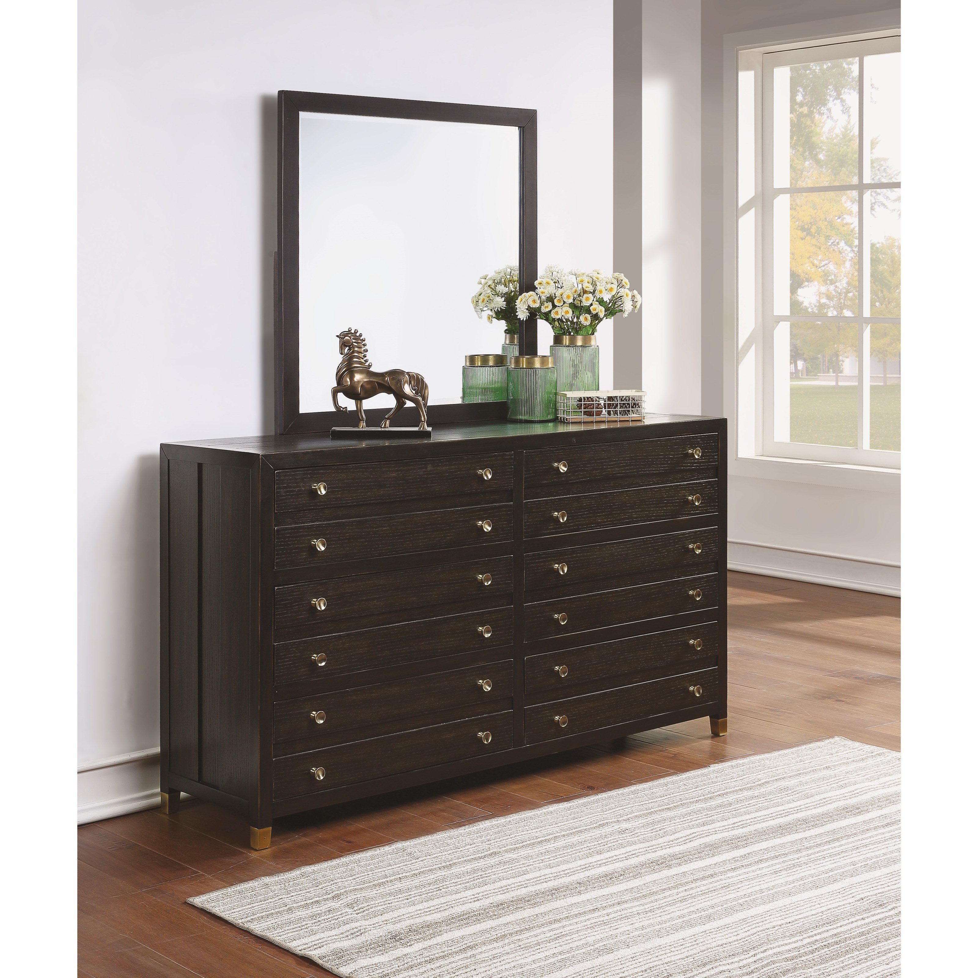 Flexsteel Wynwood Collection Cologne Transitional Dresser And