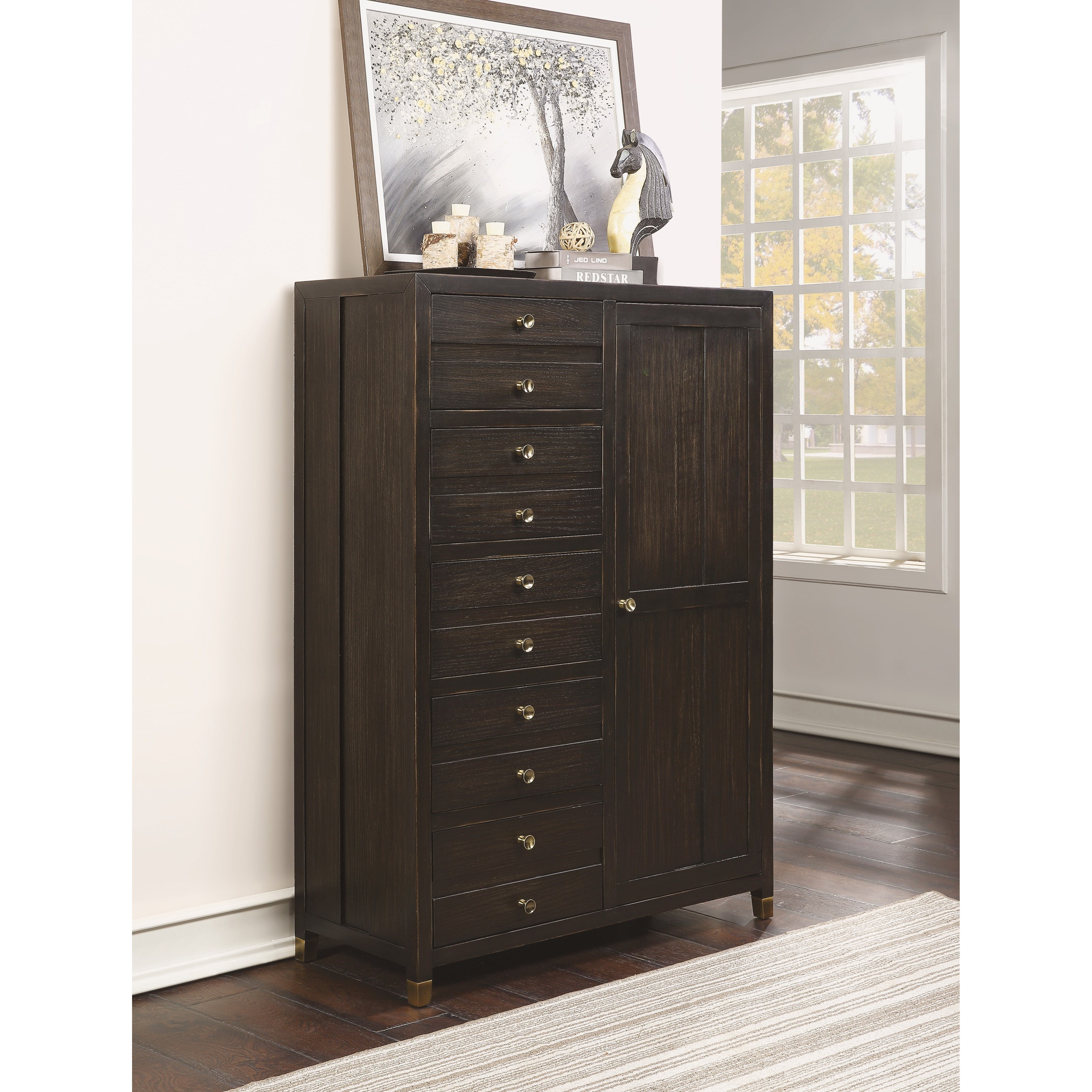 Flexsteel Wynwood Collection Cologne Transitional Gentleman S Chest With Felt And Cedar Lined Drawers Howell Furniture Armoires Givenchy gentleman paris large chest 44' sport coat suit jacket 3 button stripes. cologne gentleman s chest