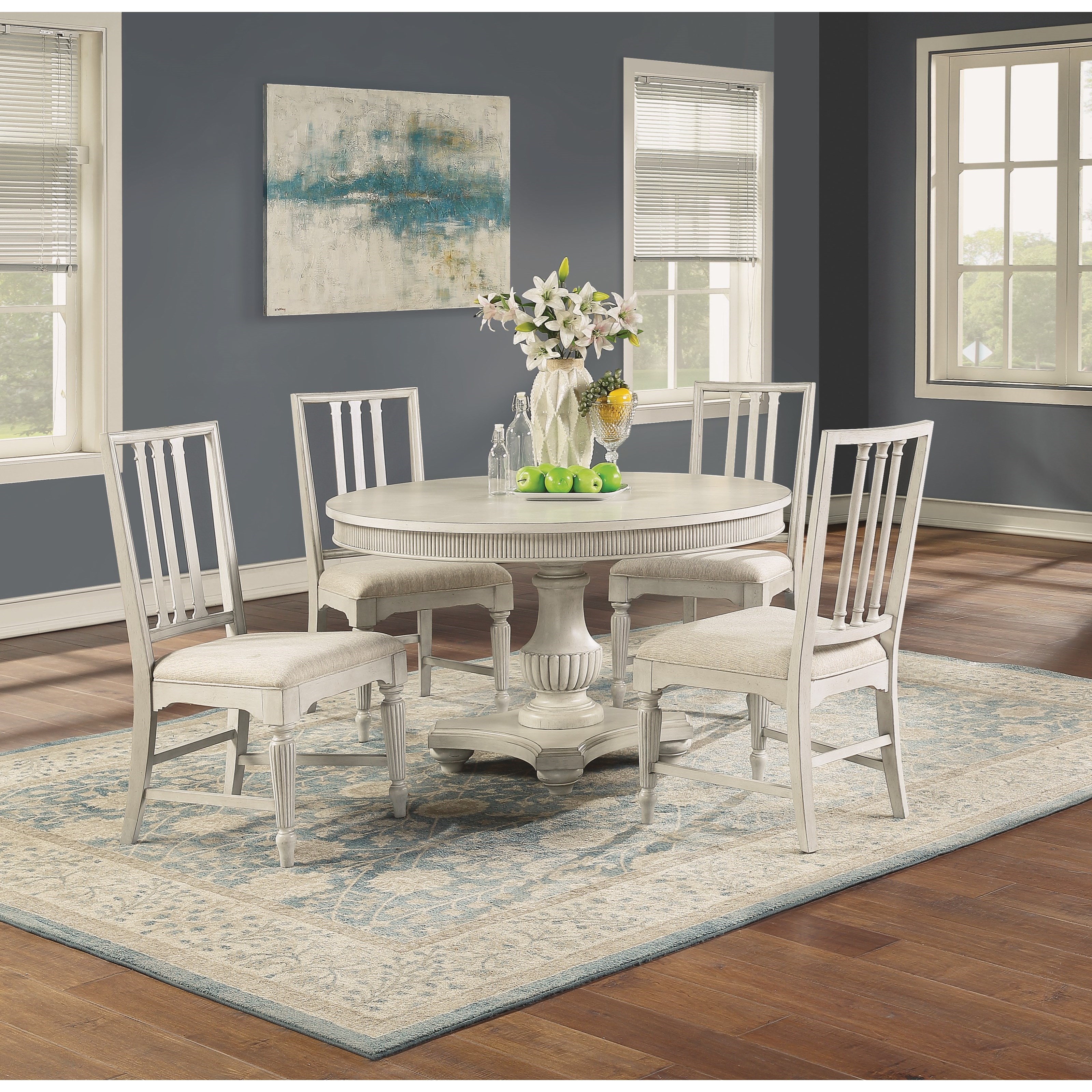 Flexsteel Wynwood Collection Harmony 5 Piece Cottage Dining Table