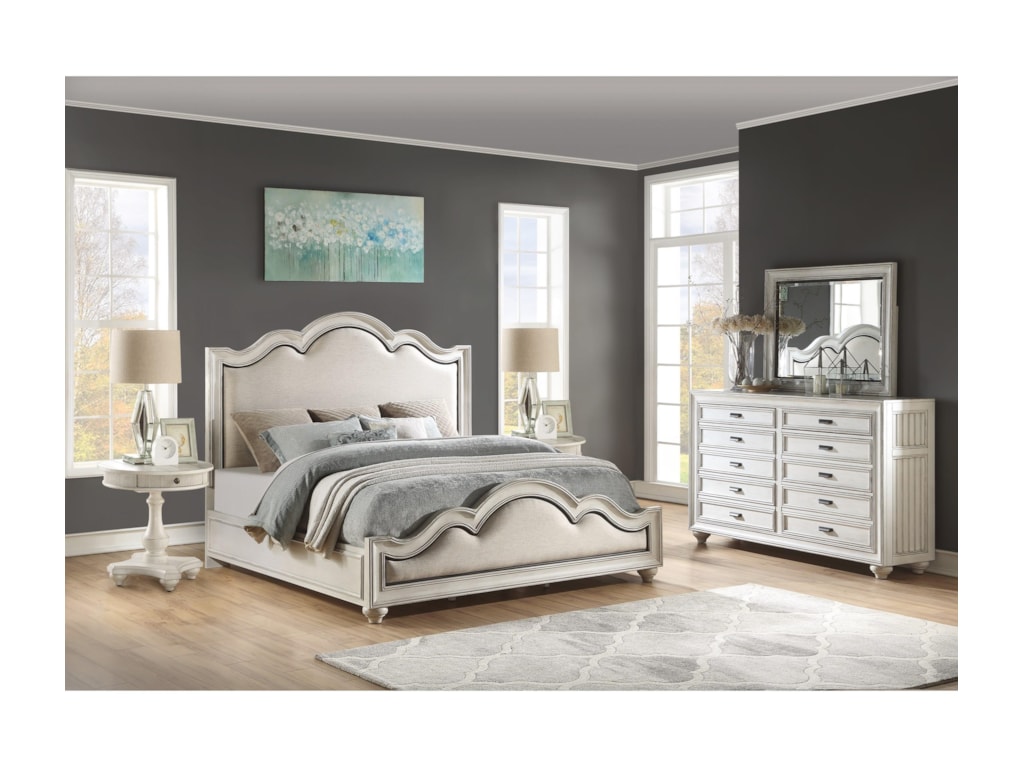 Flexsteel Wynwood Collection HarmonyQueen Upholstered Bed