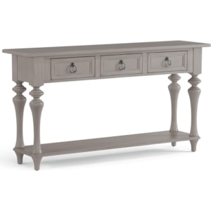 Flexsteel Wynwood Collection Heirloom Traditional Sofa Table With 3 Drawers And Open Bottom Shelf Zak S Home Sofa Tables Consoles Smilemart wooden console table modern entryway table with 2 drawers for entryway living room,black. usd