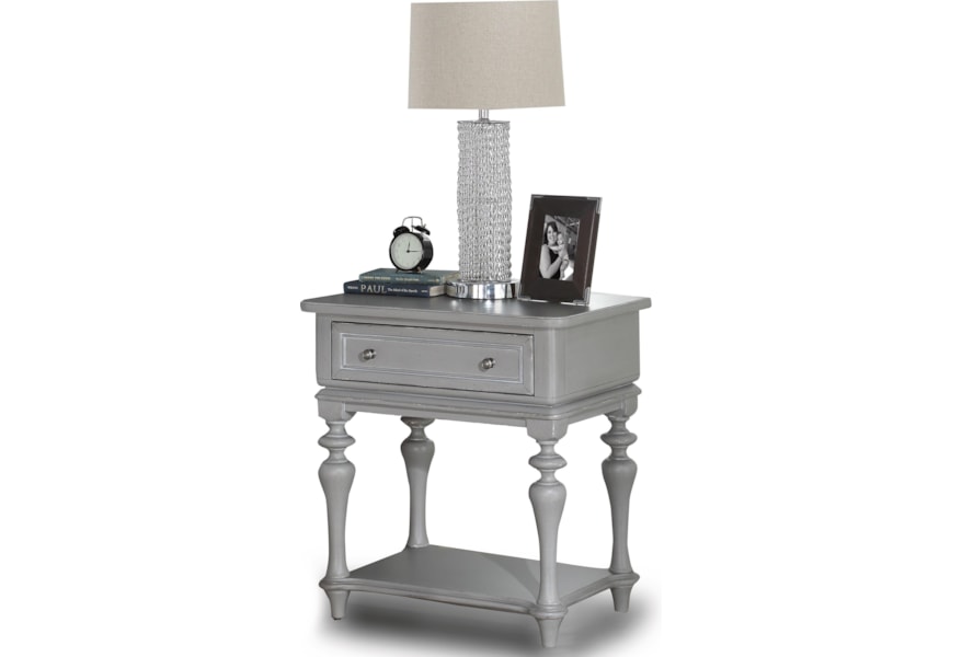 Flexsteel Wynwood Collection Heirloom Traditional Nightstand With