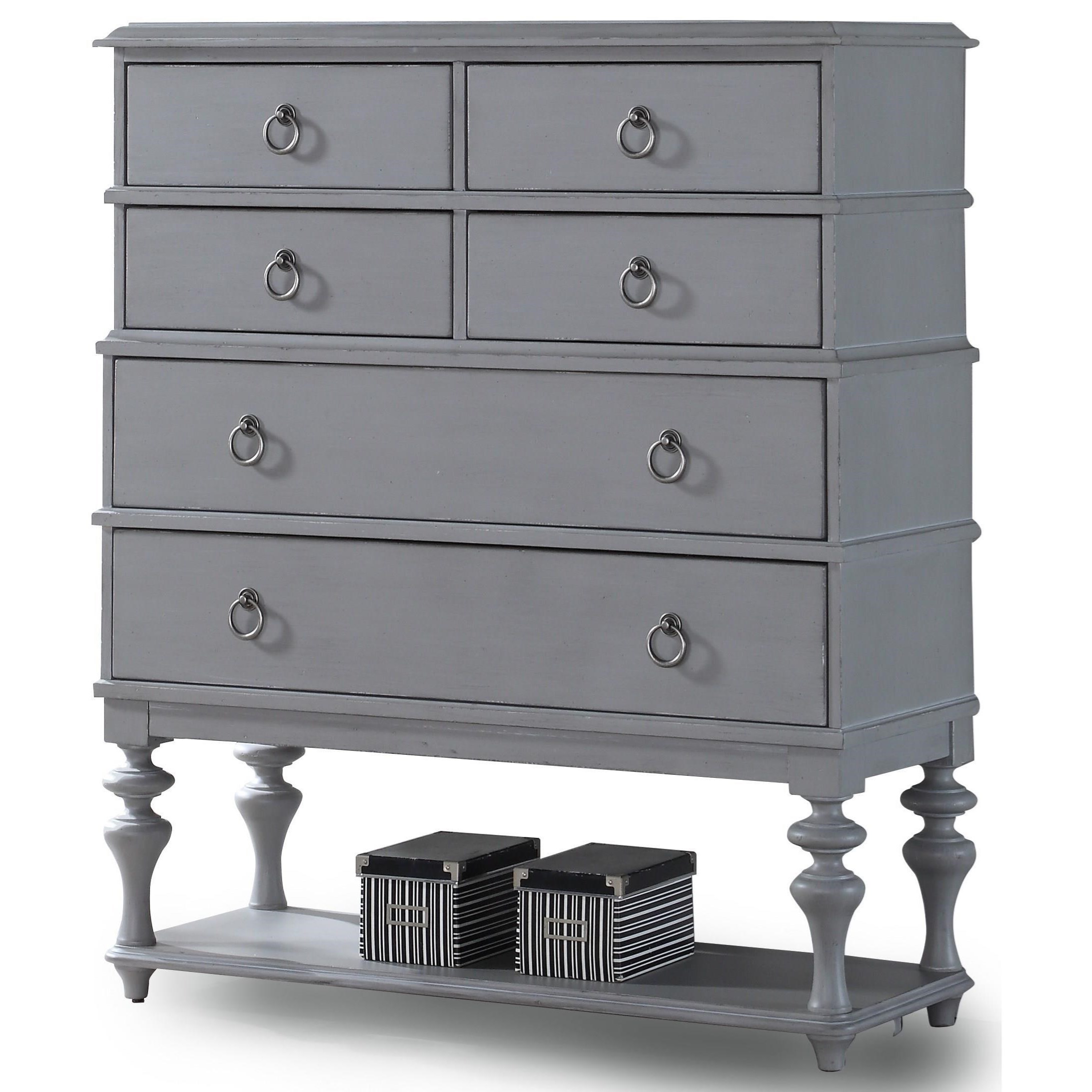 Flexsteel Wynwood Collection Heirloom Traditional Chest With 6