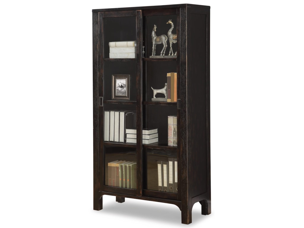 Flexsteel Wynwood Collection Homestead Rustic Bookcase With Sliding Doors Flexsteel Wynwood Collection Homestead Rustic Bookcase With Sliding Doors