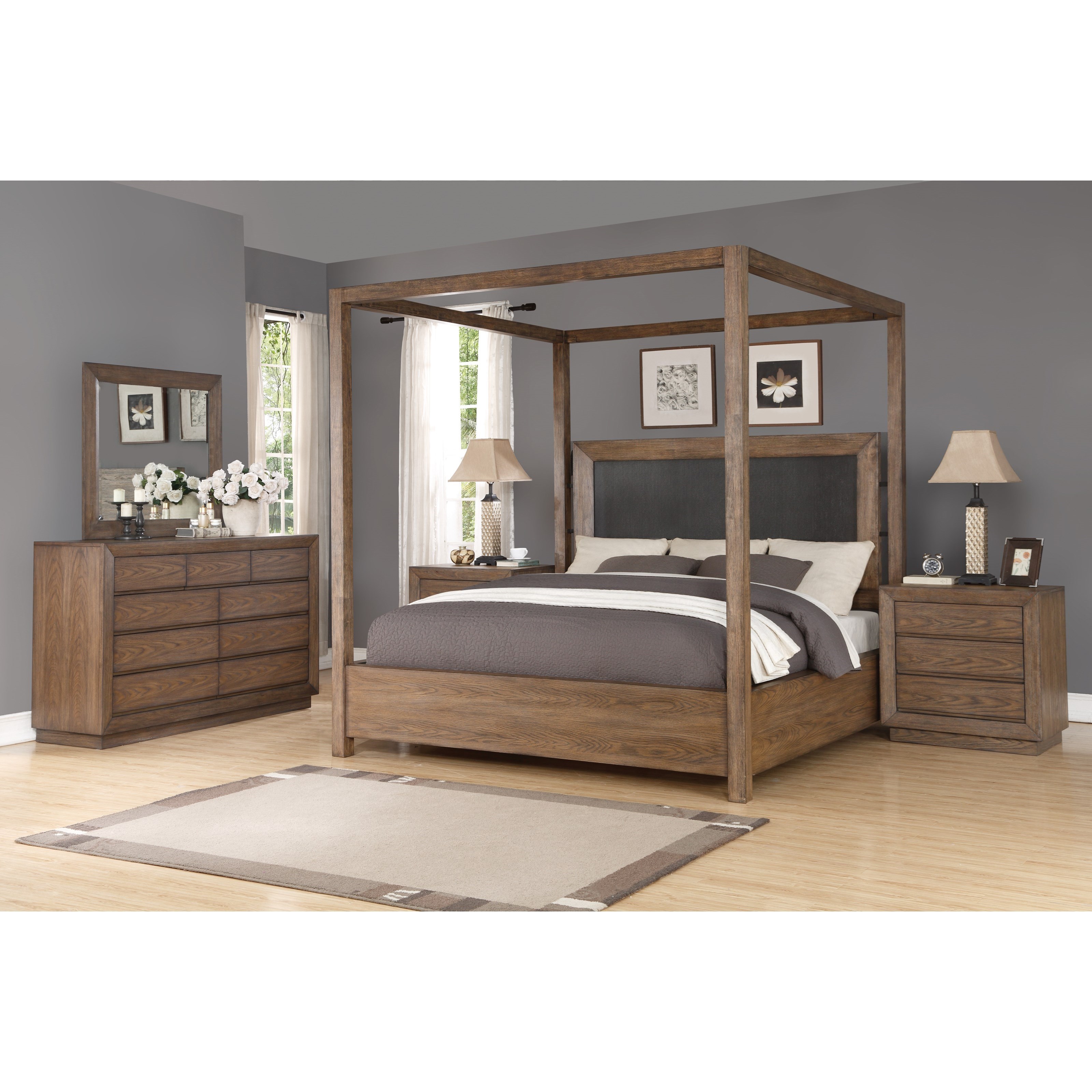 Flexsteel Wynwood Collection Maximus Casual Queen Bedroom