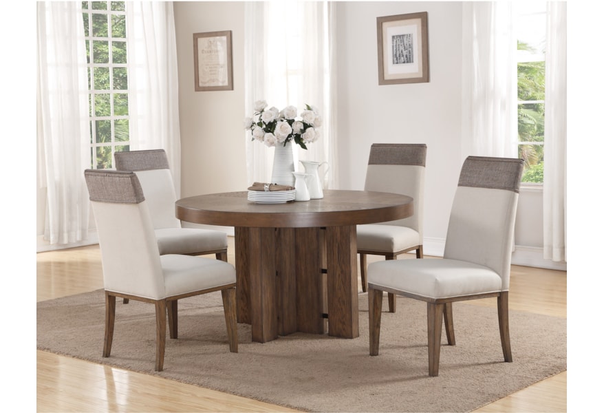 Flexsteel Wynwood Collection Maximus Casual 5 Pc Dining Set