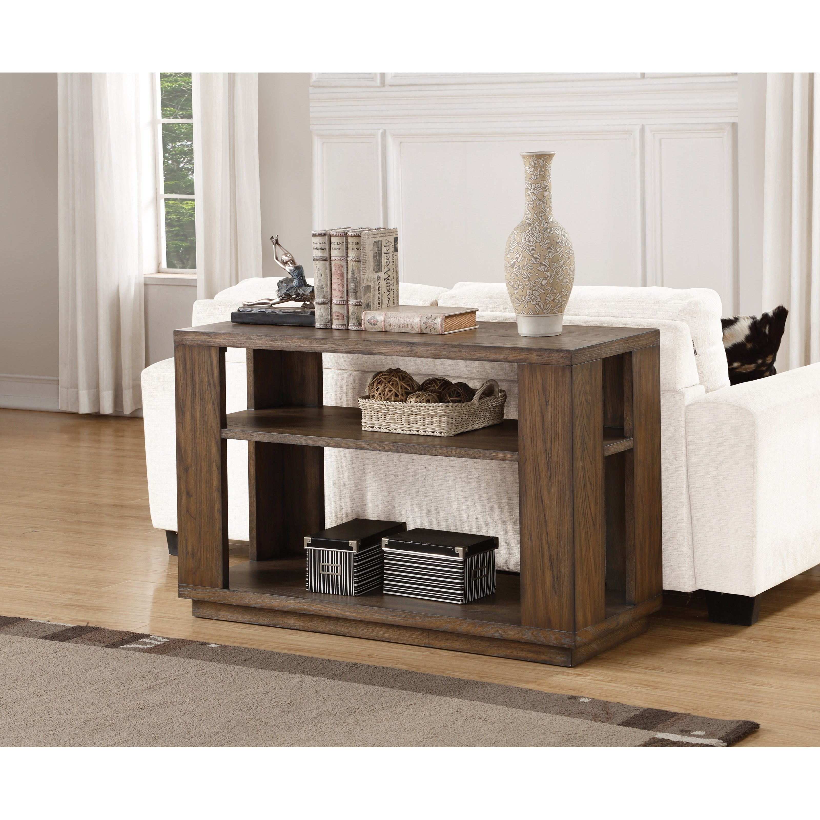 Flexsteel Wynwood Collection Maximus Casual Sofa Table With Two