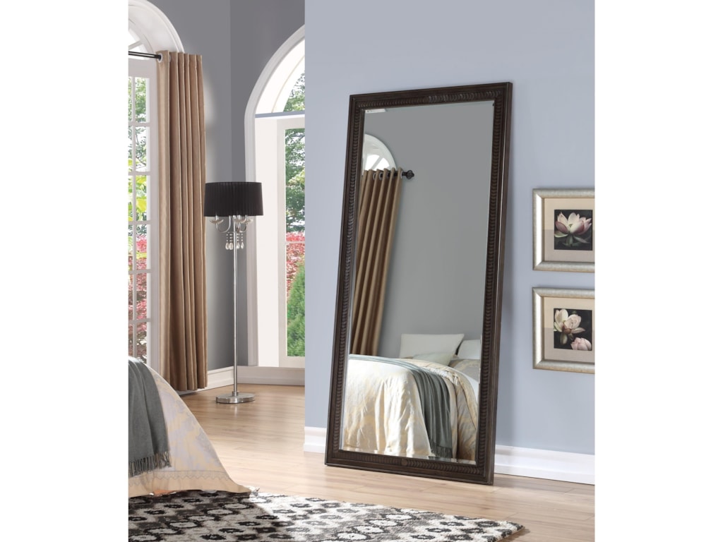 Flexsteel Wynwood Collection Penny Transitional Full Length Mirror