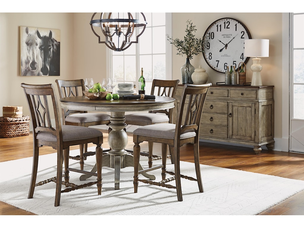 plymouth 5 pc counter height table set