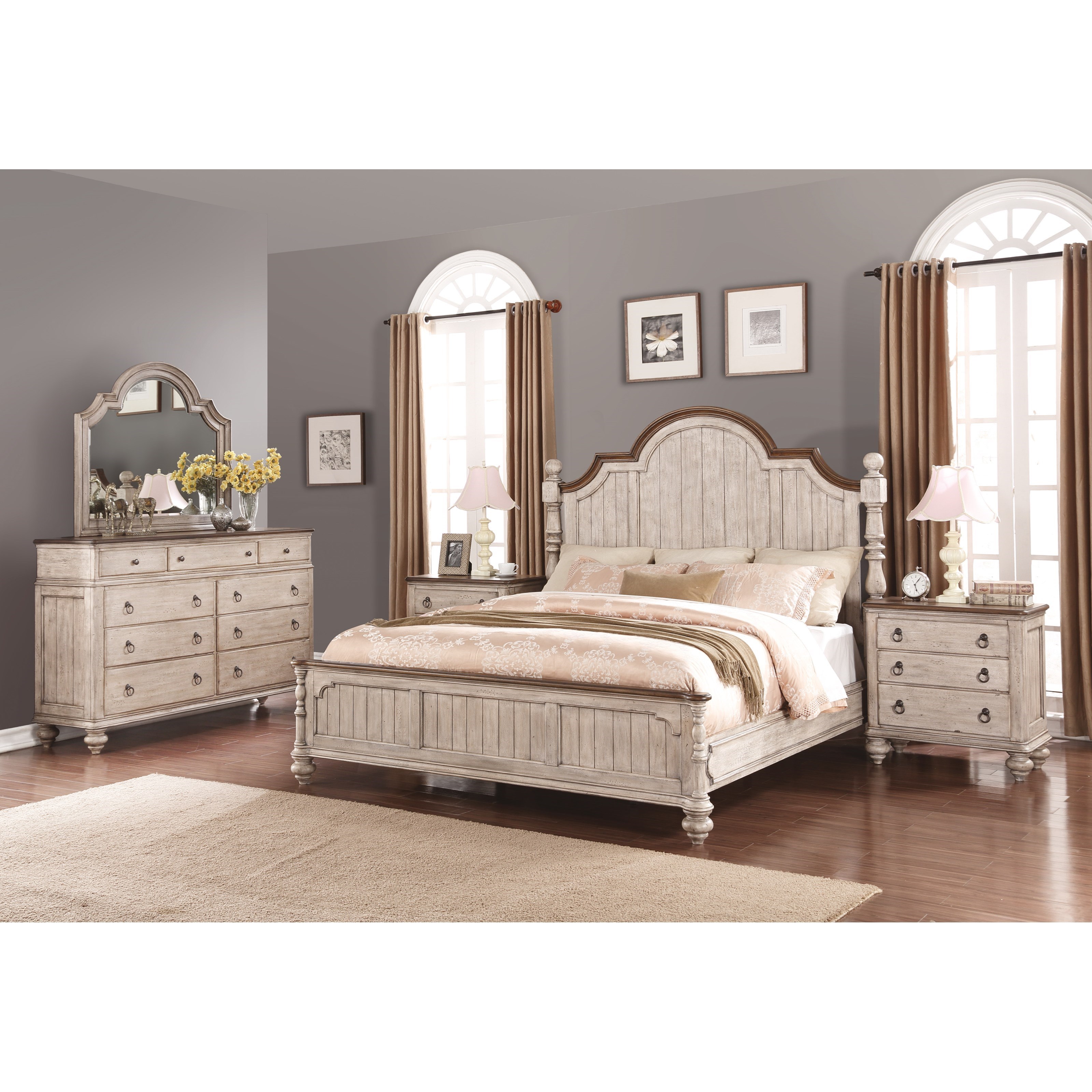 Plymouth Cal King Bedroom Group By Flexsteel Wynwood Collection