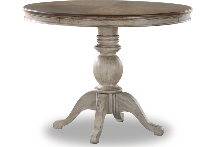 Plymouth Relaxed Vintage Pedestal Counter Height Dining Table With Leaves By Flexsteel Wynwood Collection At Home Collections Furniture Plymouth Relaxed Vintage Pedestal Counter Height Dining Table With Leaves By Flexsteel Wynwood Collection At Home Collections Furniture