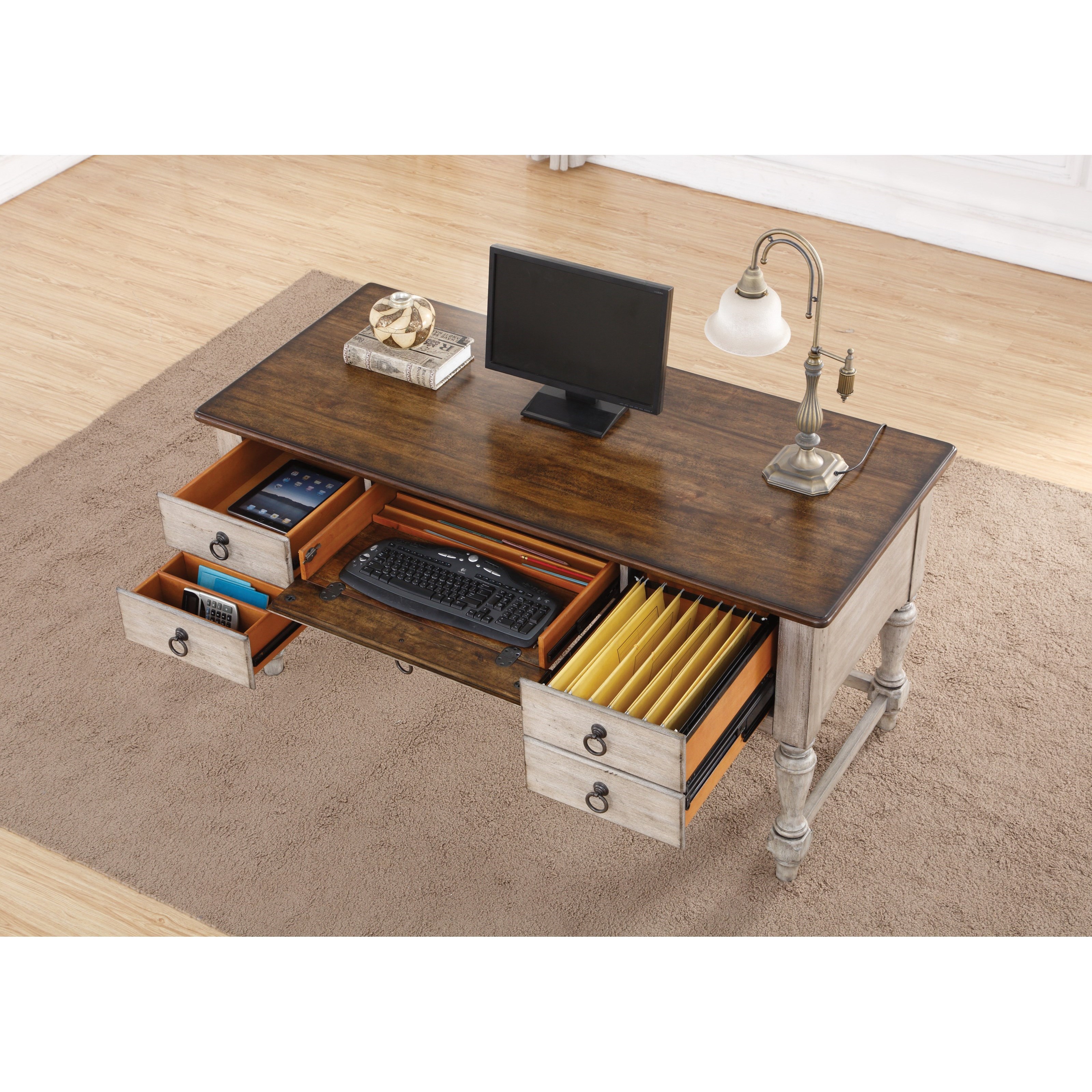 Wynwood A Flexsteel Company Plymouth Relaxed Vintage Writing Desk