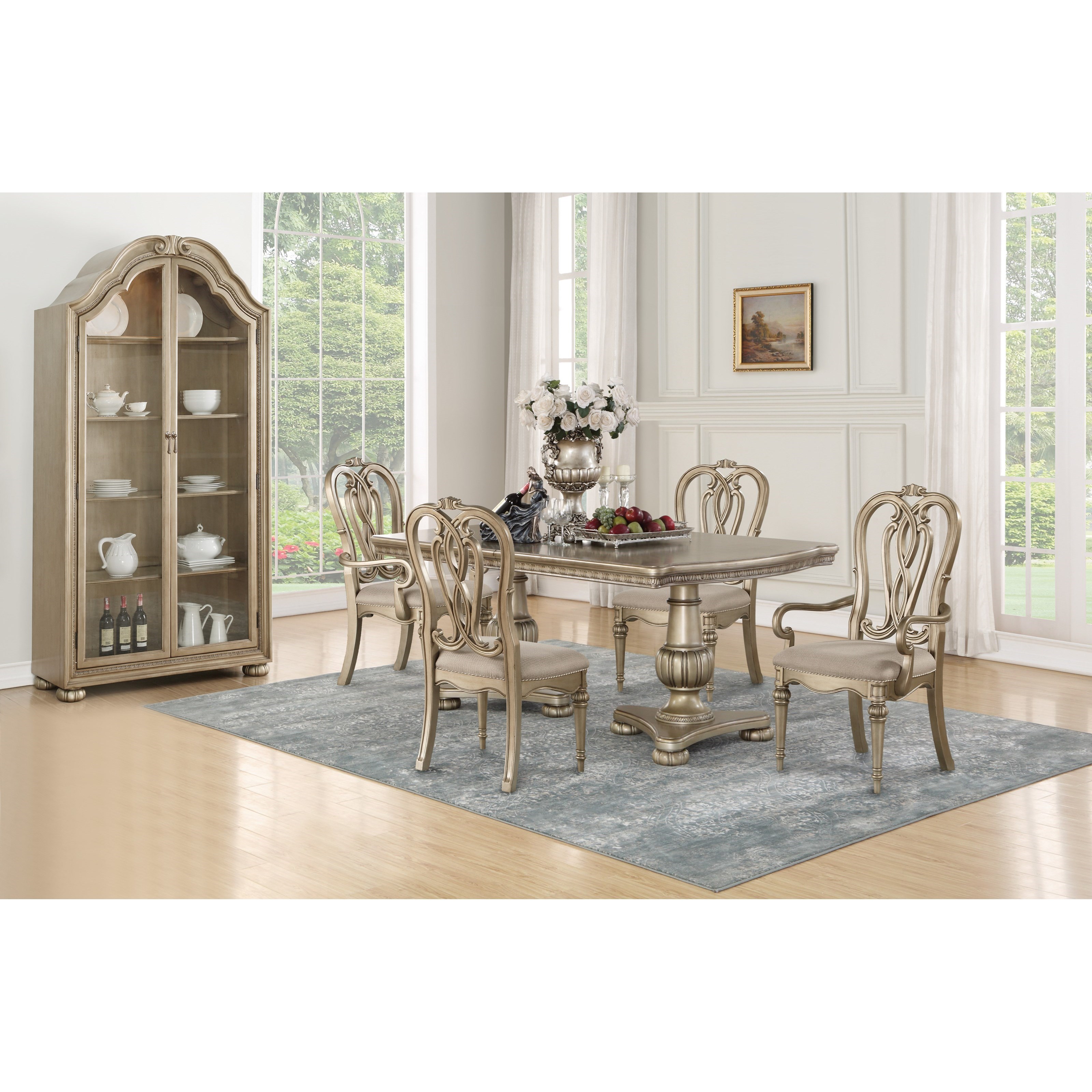 Flexsteel Wynwood Collection San Cristobal Dining Group