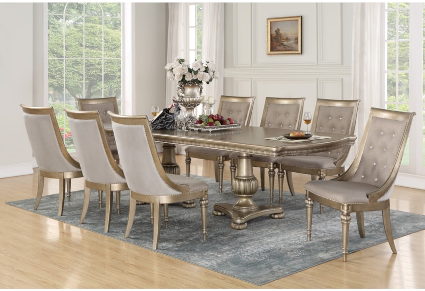 Flexsteel Wynwood Collection San Cristobal 9 Piece Rectangular  Flexsteel Wynwood Collection San Cristobal 9 Piece Rectangular