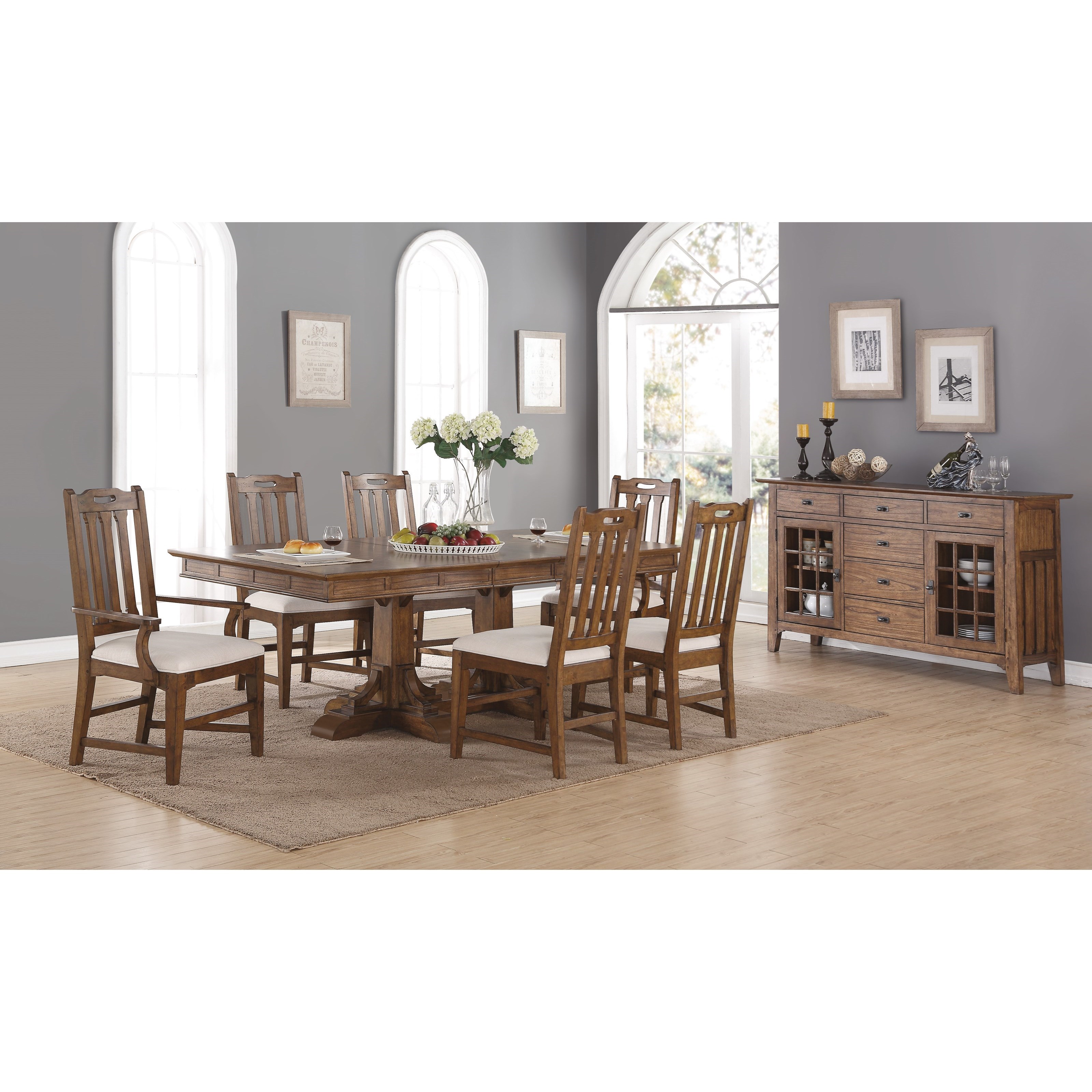 Flexsteel Wynwood Collection Sonora Formal Dining Room Group With