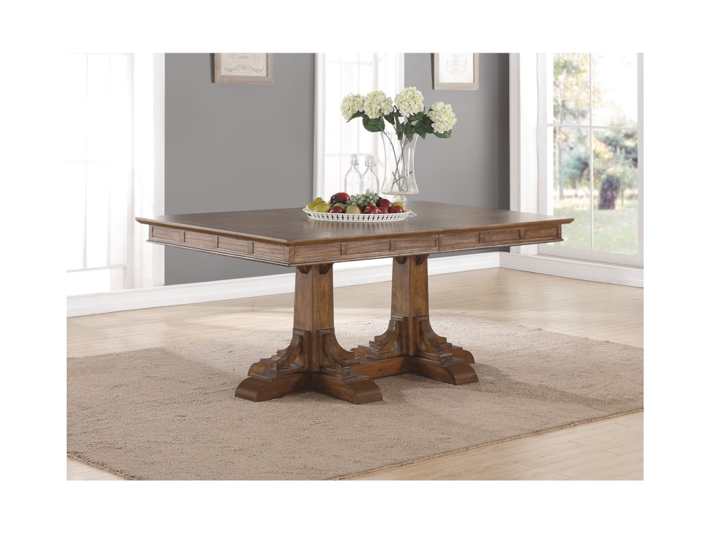 Sonora Mission Rectangular Pedestal Dining Table With Removable Leaves By Flexsteel Wynwood Collection At Zak S Home Sonora Mission Rectangular Pedestal Dining Table With Removable Leaves By Flexsteel Wynwood Collection At Zak S Home