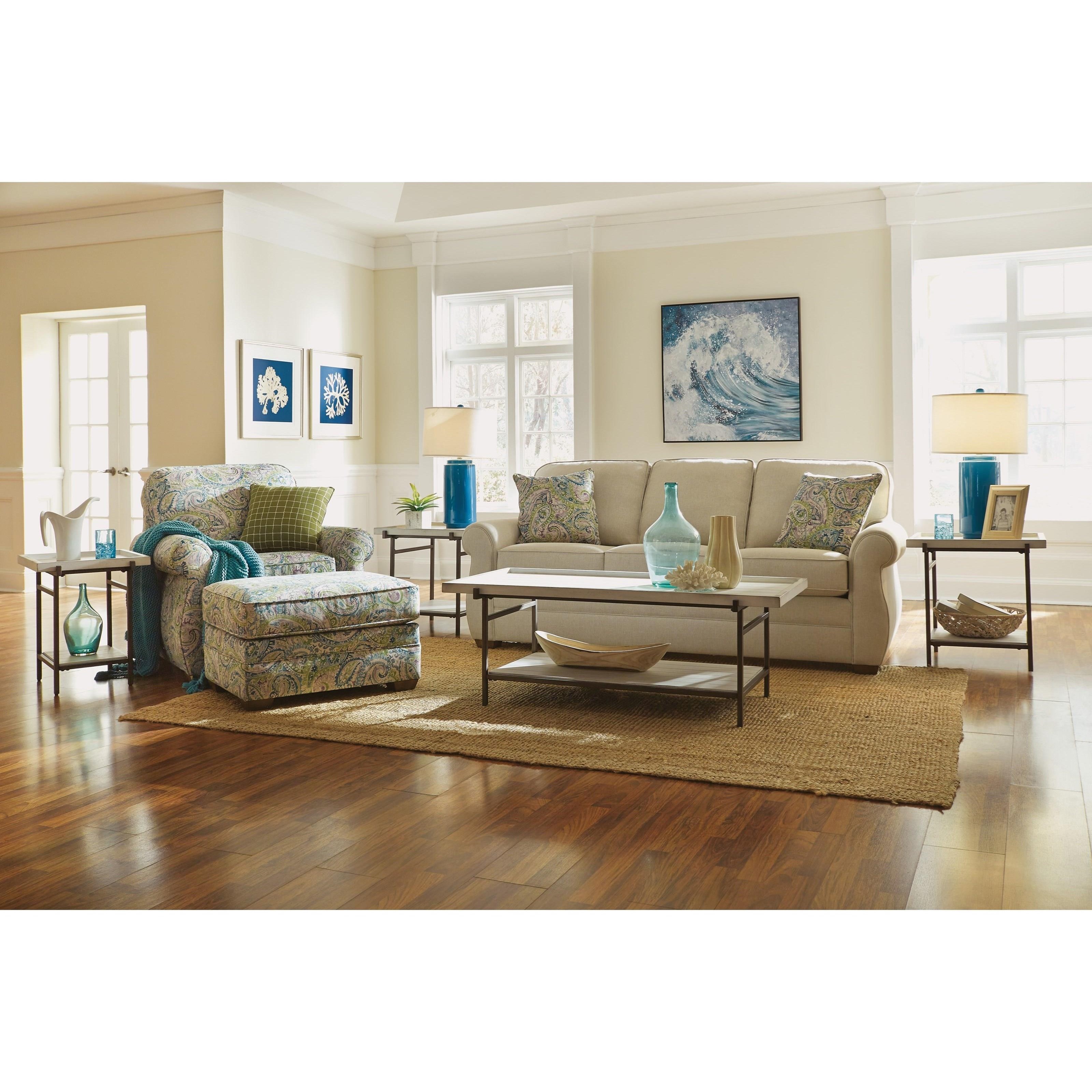 Flexsteel Wynwood Collection Stillwater Contemporary Chairside