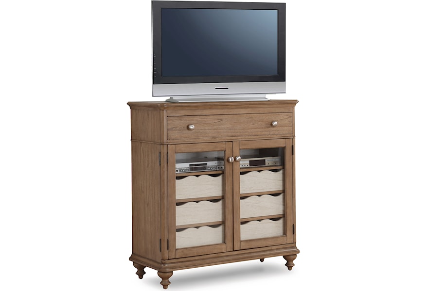 Flexsteel Wynwood Collection Miramar Transitional Media Chest With