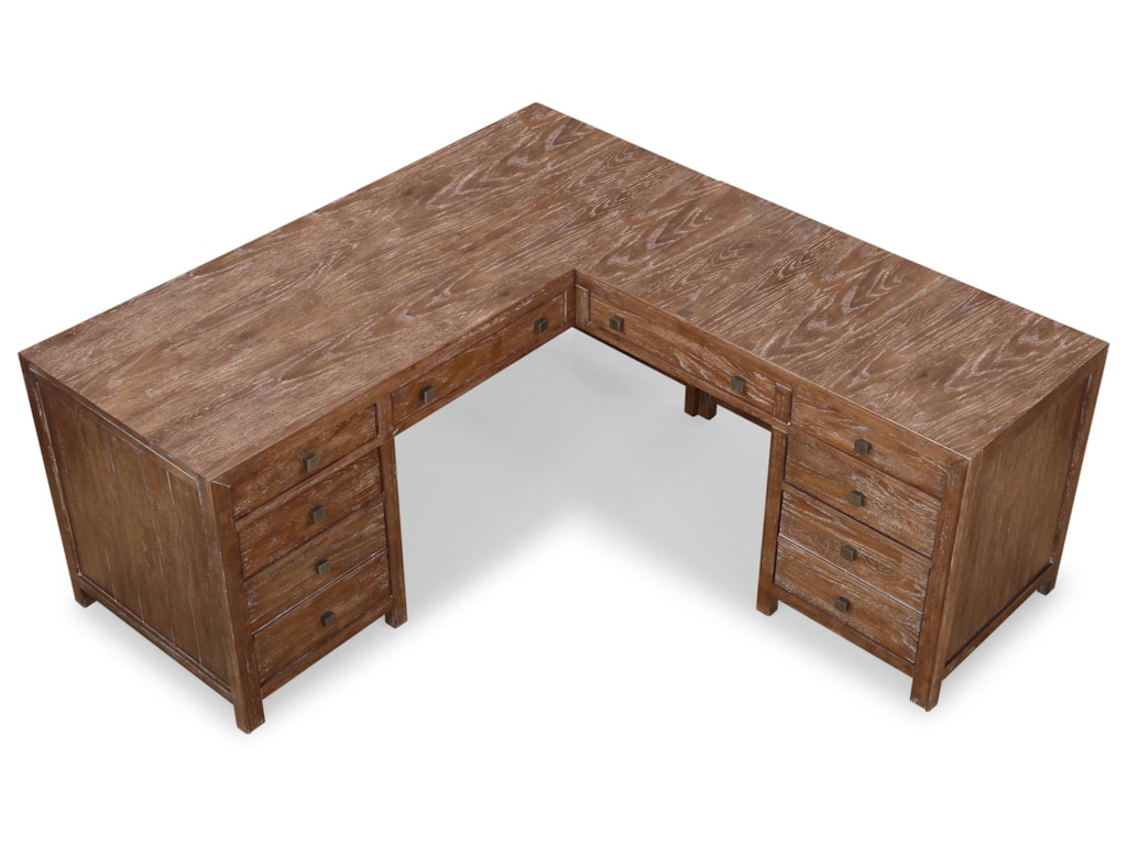 Flexsteel Wynwood Collection Hampton Home Office Group Rustic L Flexsteel Wynwood Collection Hampton Home Office Groupl Shaped Desk