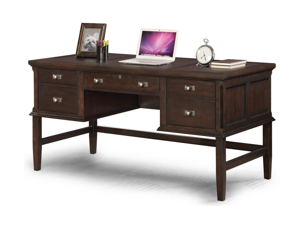 Flexsteel wynwood collection walnut creeksmall writing desk