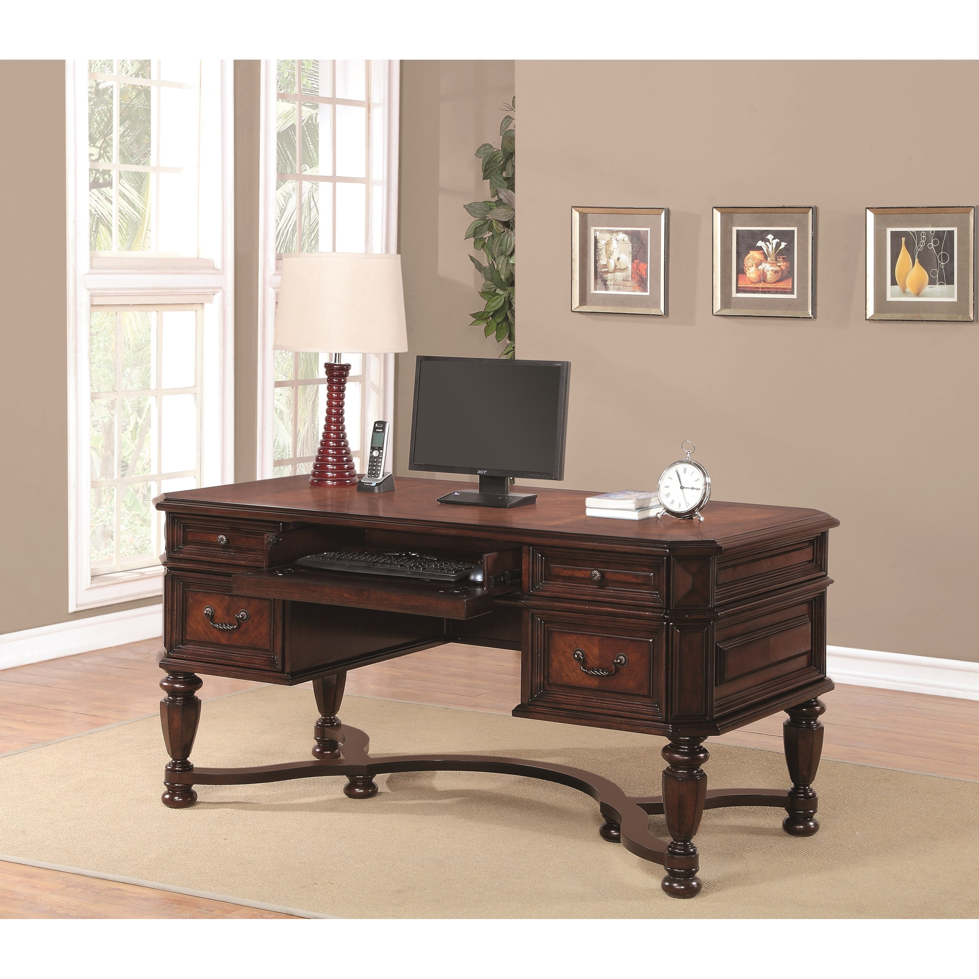 Flexsteel Wynwood Collection Westchester Traditional Writing Desk