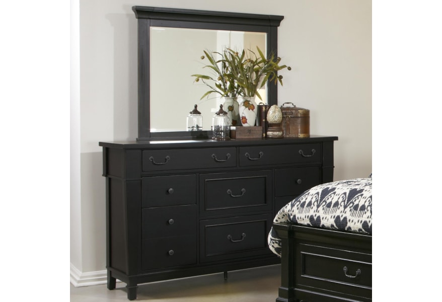 Folio 21 Ravenswood Drawer Dresser W Mirror Wilson S Furniture