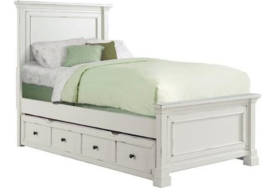 Astoria Full Size Bed With Trundle Walker S Furniture Panel Beds