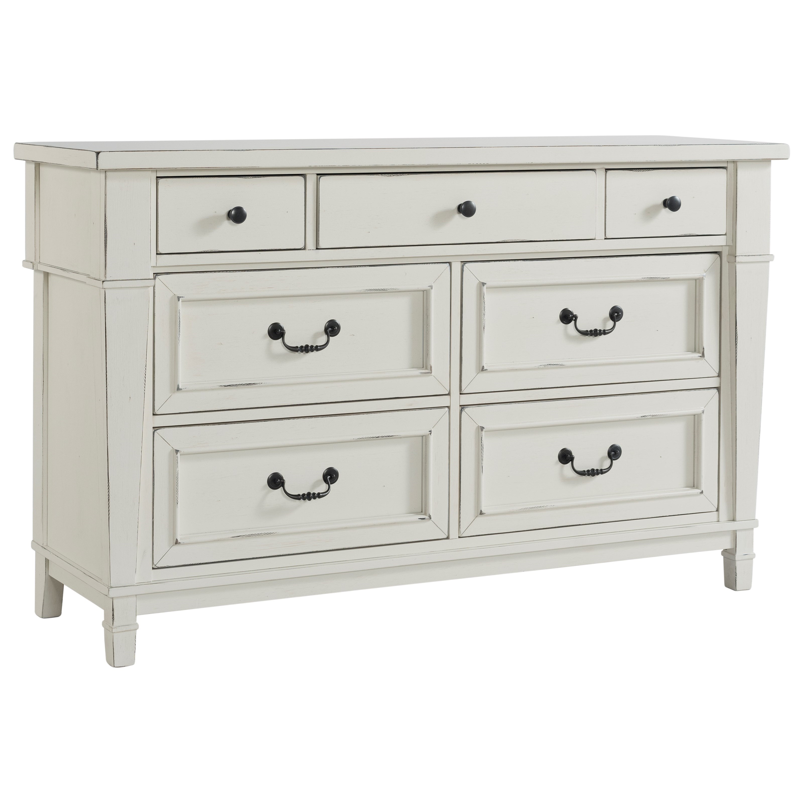 Folio 21 Stoney Creek Youth Cottage Style Dresser In Antique White