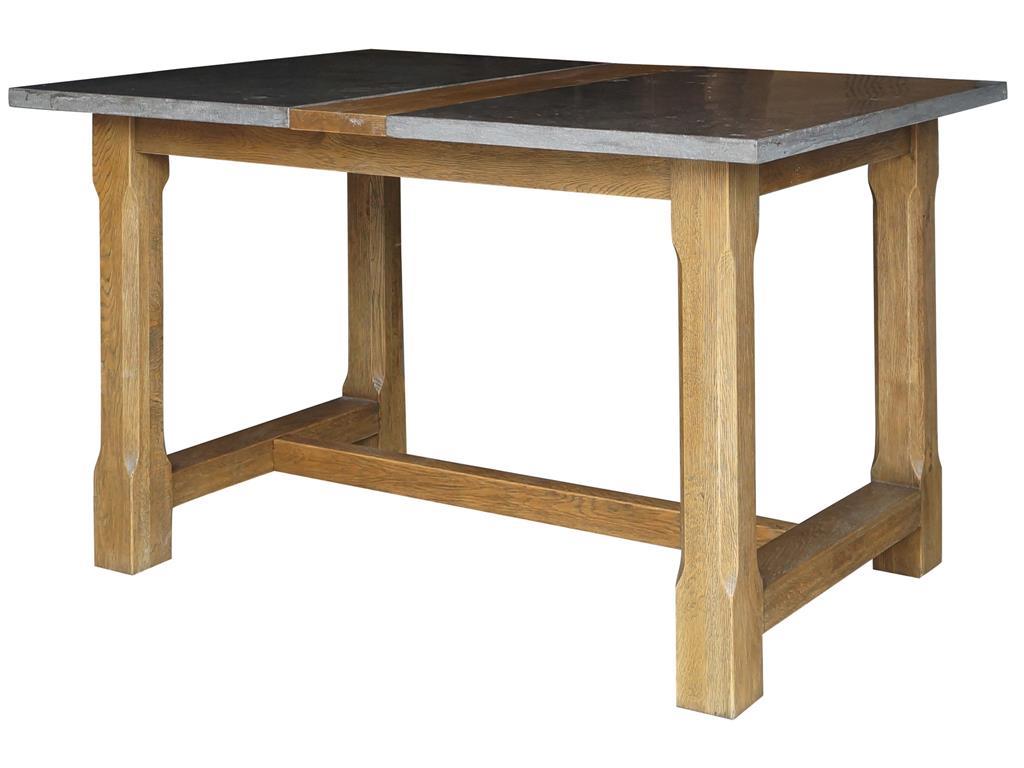 Farmhouse Counter Height Pub Table with Bluestone Top