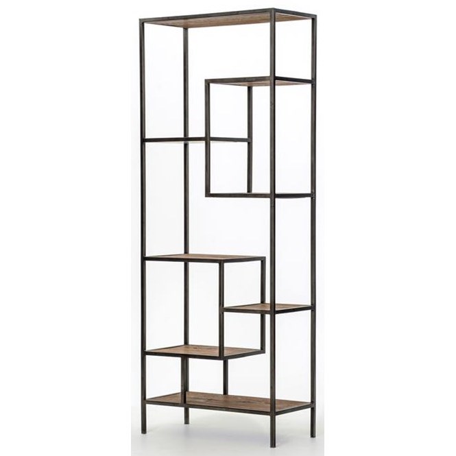Four Hands Irondale Helena 83 Bookcase Belfort Furniture Open Bookcases