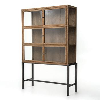 Spencer Curio Cabinet with 3 Shelves