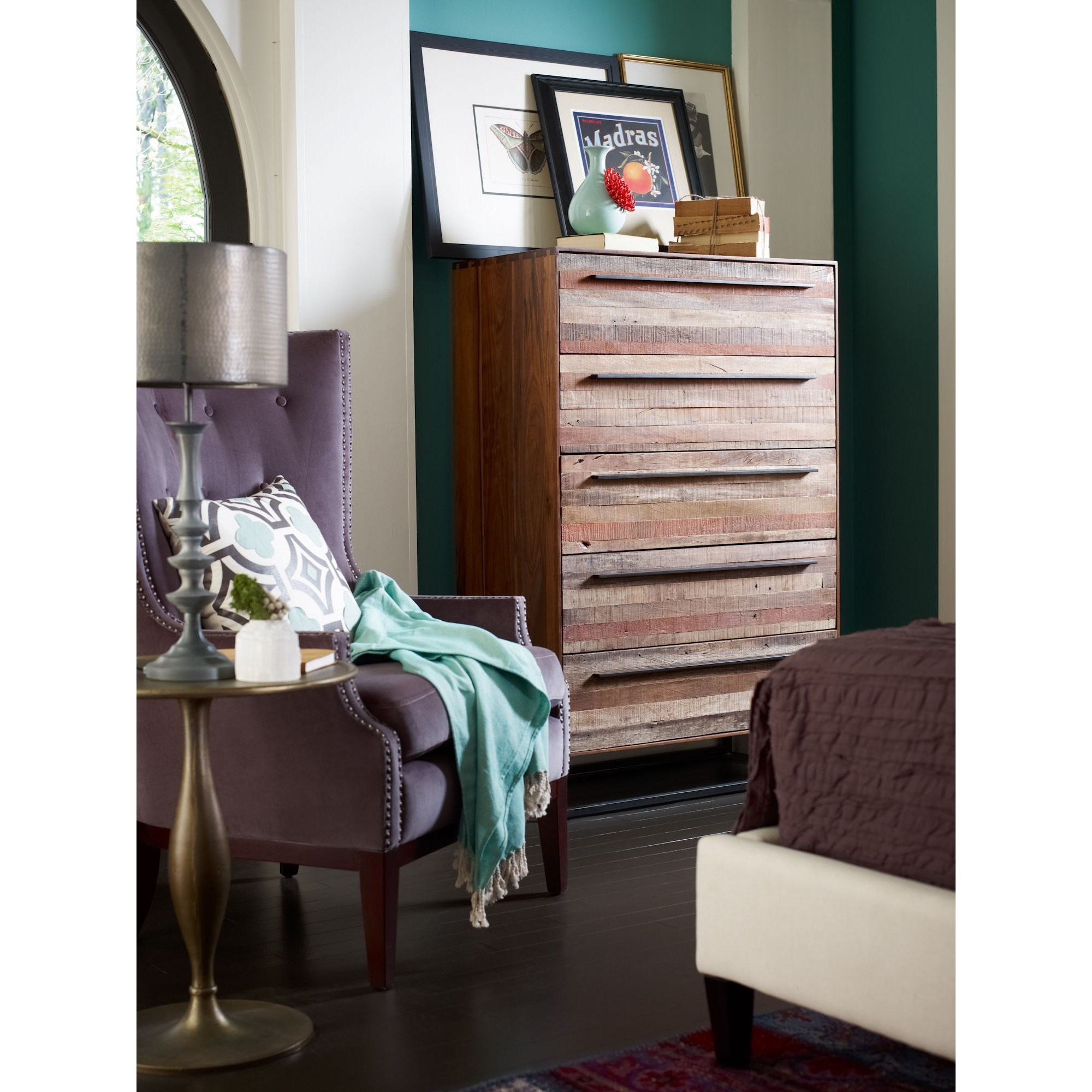 Four Hands Kensington Lillian Occasional Chair With Button Tufting And Nailhead Trim Jacksonville Furniture Mart Upholstered Chairs