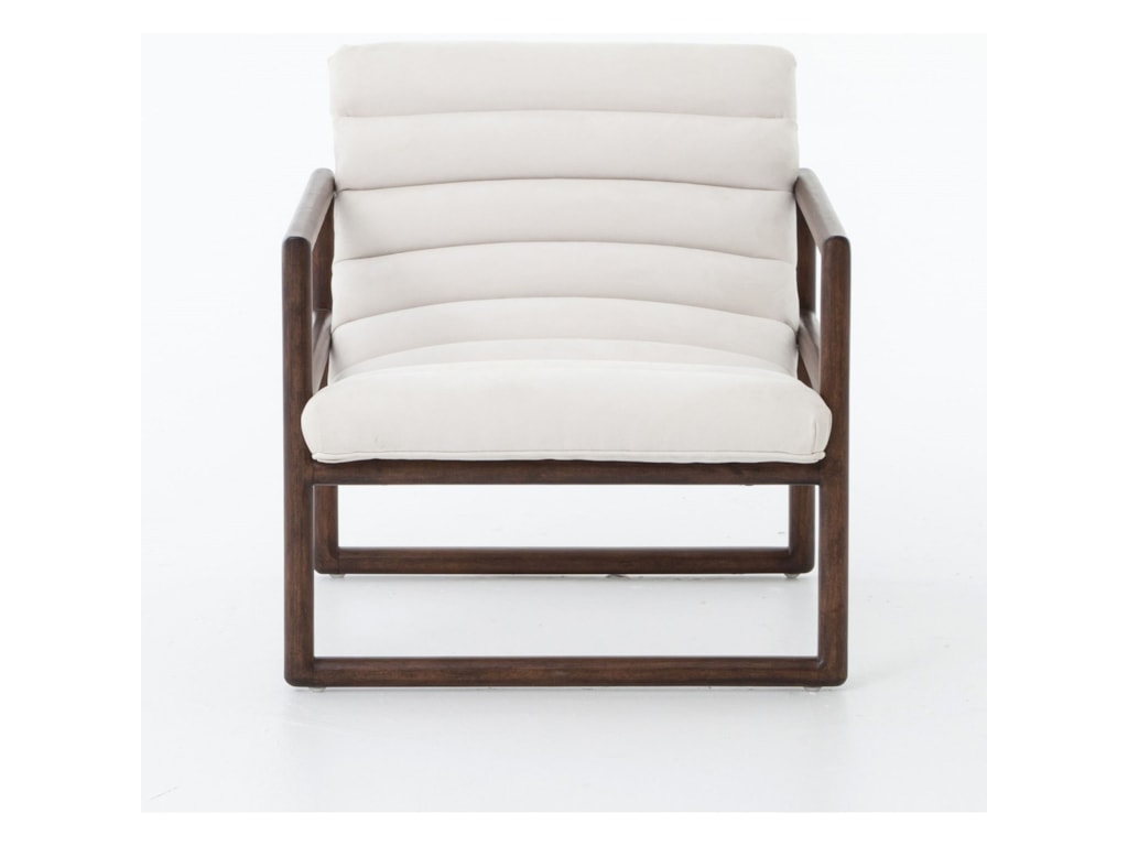 Four Hands Kensington Fitz Chair With Dorell Gaucho Chalk Upholstery Four Hands Kensington Fitz Chair With Dorell Gaucho Chalk Upholstery