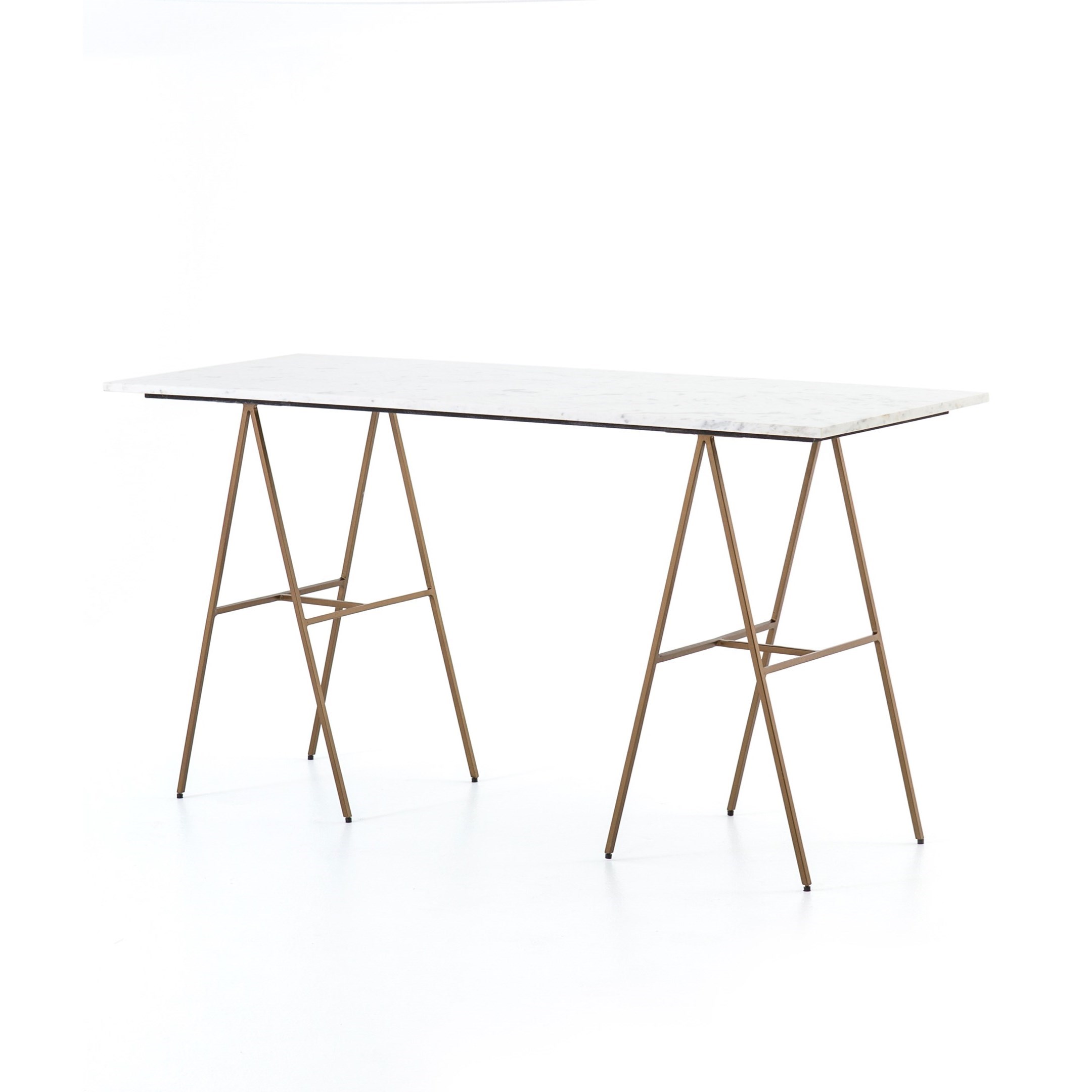 Four Hands Marlow Eden Desk With Marble Top Belfort Furniture