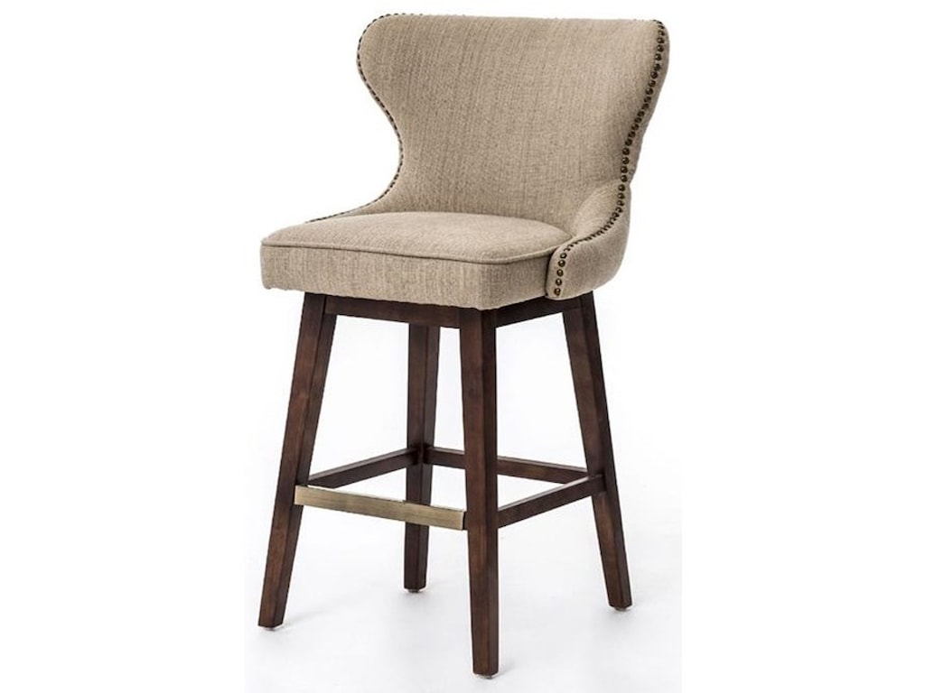 Four Hands Metro Julie Swivel Counter Height Stool With Hyde Clay Four Hands Metrojulie Swivel Counter Height Stool