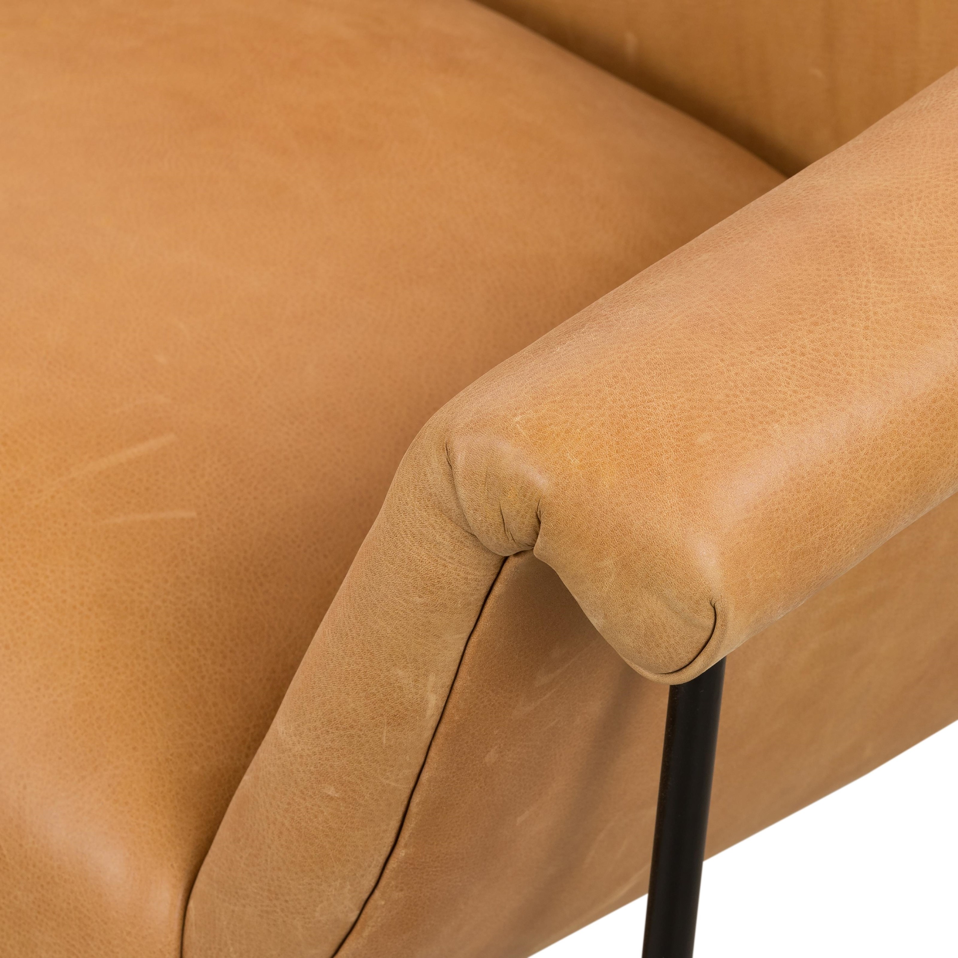 Interior Style Upholstered Accents Leather Accent Chair