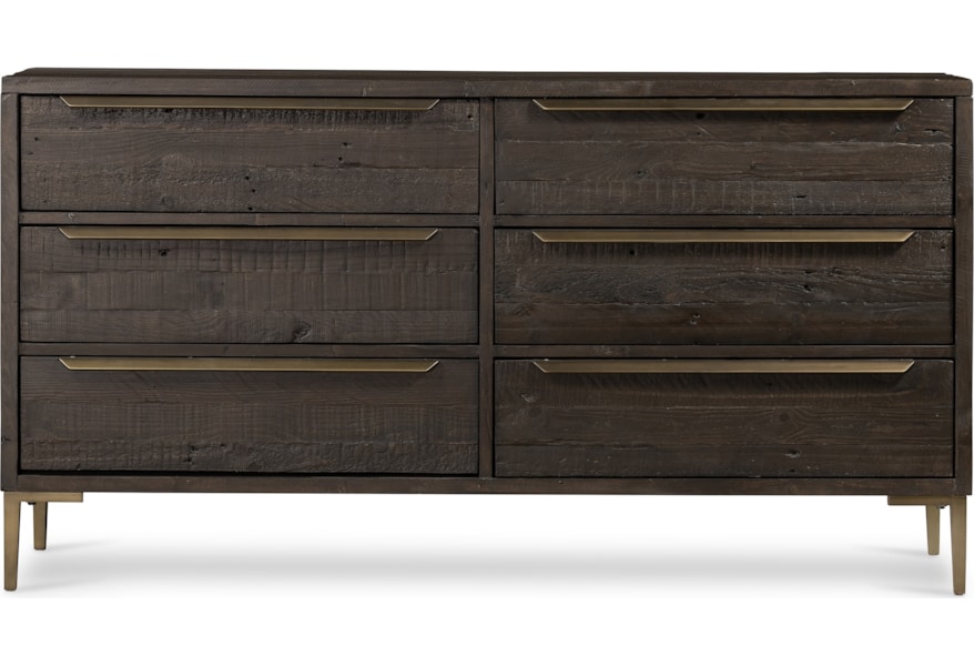 Four Hands Wyeth Reclaimed Pine 6 Drawer Dresser Jacksonville