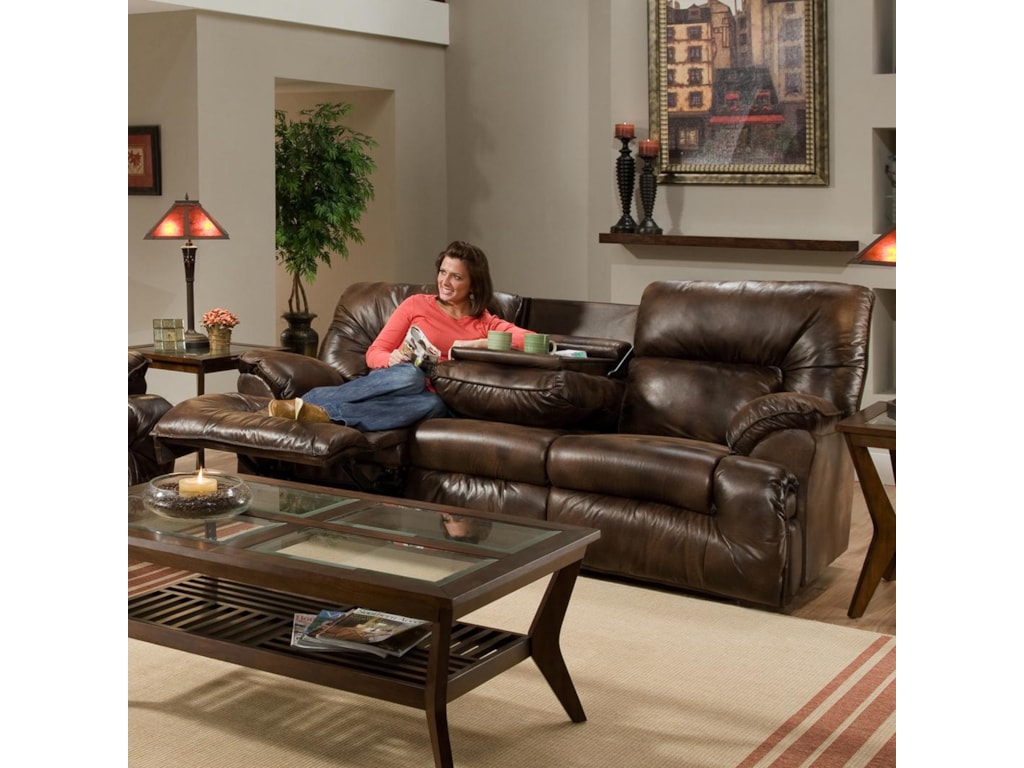 Franklin 6460Sofa Recl / Table