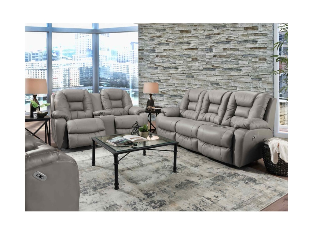 Franklin 794Reclining Loveseat with Console