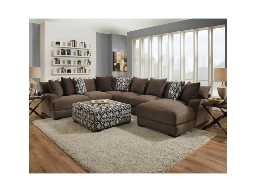 Cadet Sectional Sofa With 5 Seats And Chaise Cadet Sectional Sofa With 5 Seats And Chaise