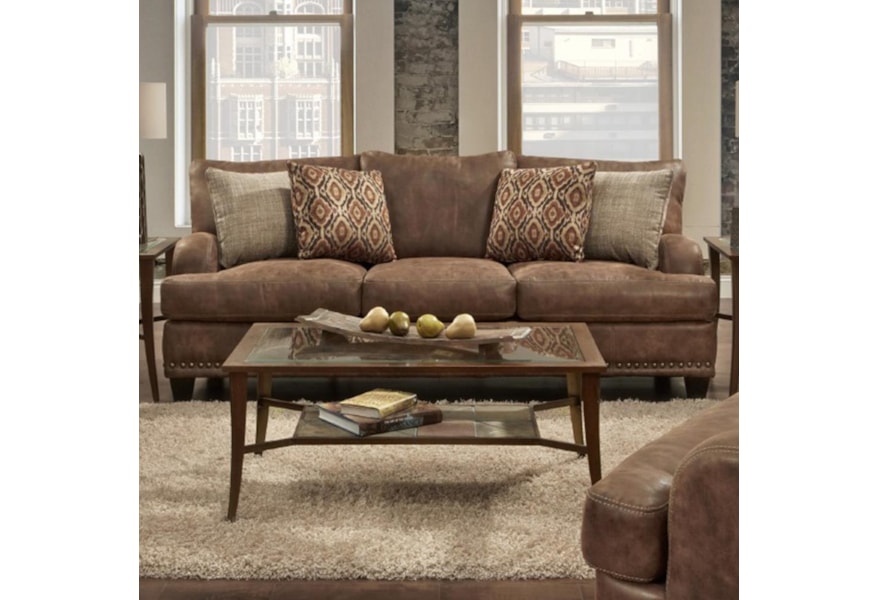 Franklin 848 Sofa With Traditional Style Wil Furniture Sofas Franklin 848 Sofa With Traditional