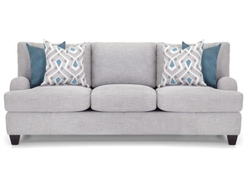 Penny Lane Sofa With Bold Accent Pillows By Franklin At Ruby Gordon Home