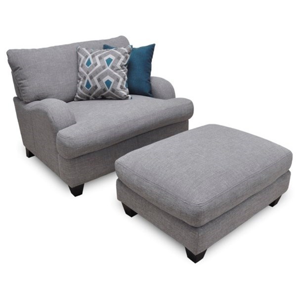 chair and half with ottoman